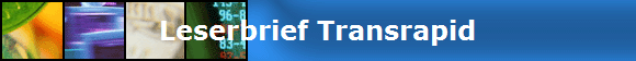 Leserbrief Transrapid